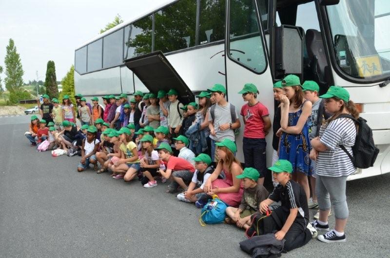 le départ des enfants de Charente-maritime