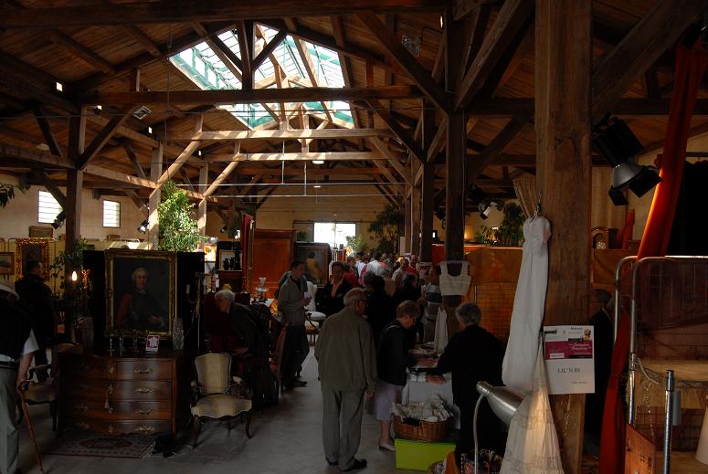 l'intérieur de la halle